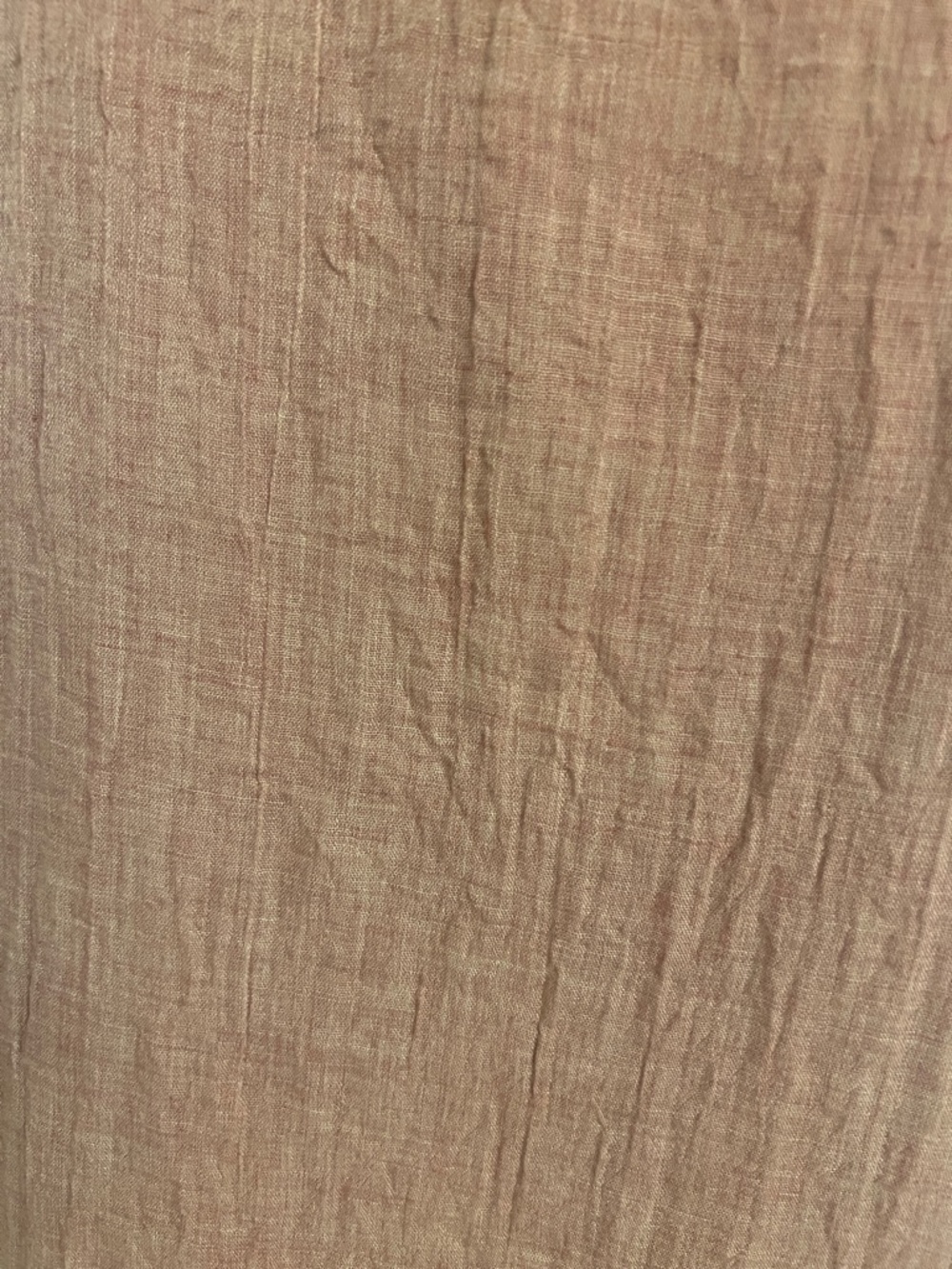 Women's Rust Ruffle Hem Slip Dress - Picture 6 of 7